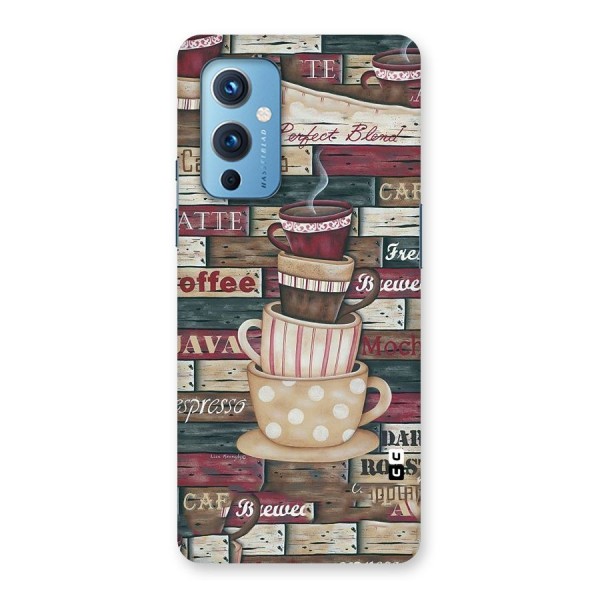 Cute Coffee Cups Back Case for OnePlus 9