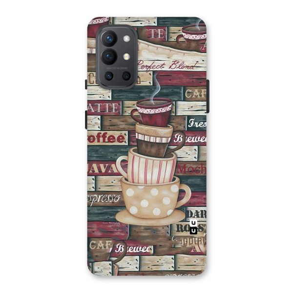 Cute Coffee Cups Back Case for OnePlus 9R