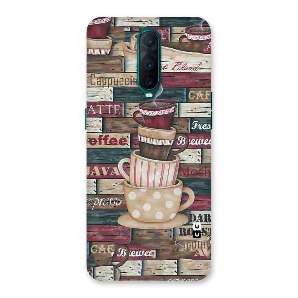 Cute Coffee Cups Back Case for Oppo R17 Pro