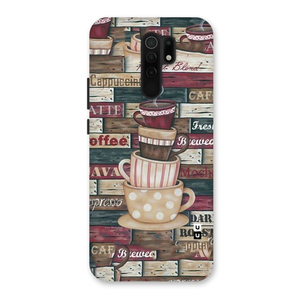 Cute Coffee Cups Back Case for Poco M2