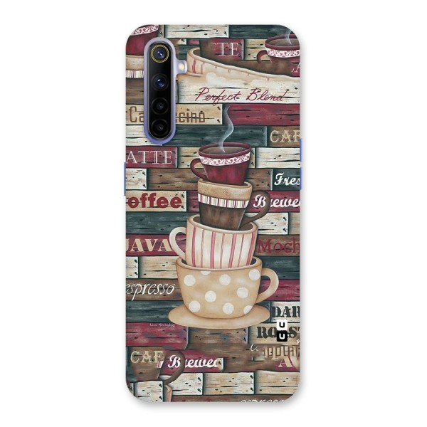 Cute Coffee Cups Back Case for Realme 6i