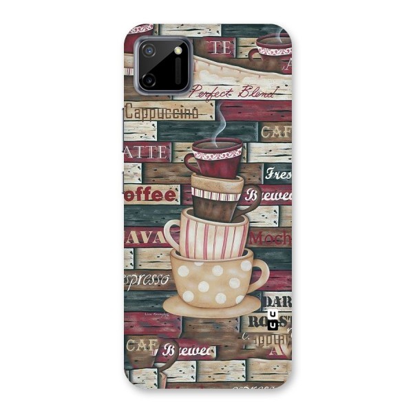 Cute Coffee Cups Back Case for Realme C11