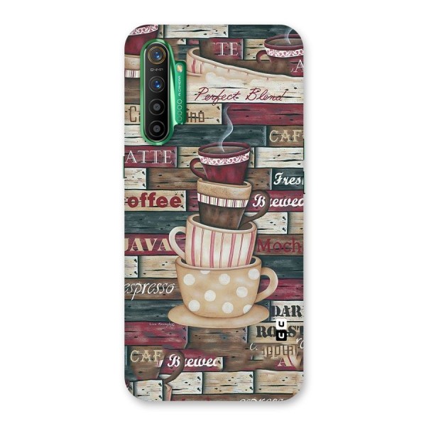 Cute Coffee Cups Back Case for Realme X2