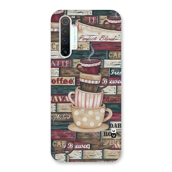 Cute Coffee Cups Back Case for Realme X3 SuperZoom