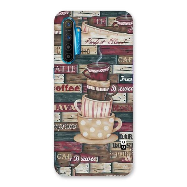 Cute Coffee Cups Back Case for Realme XT