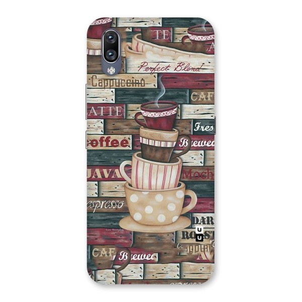 Cute Coffee Cups Back Case for Vivo NEX