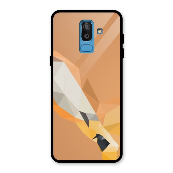 Cute Deer Glass Back Case for Galaxy J8