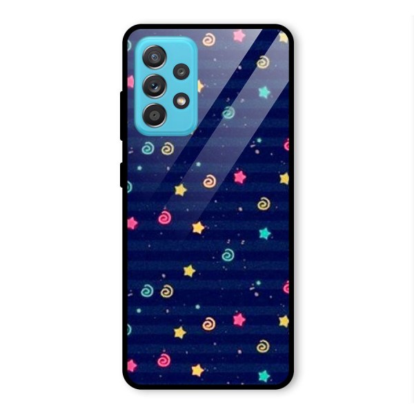 Cute Design Glass Back Case for Galaxy A52s 5G