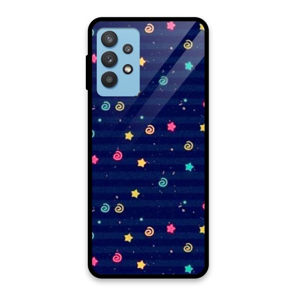 Cute Design Glass Back Case for Galaxy M32 5G