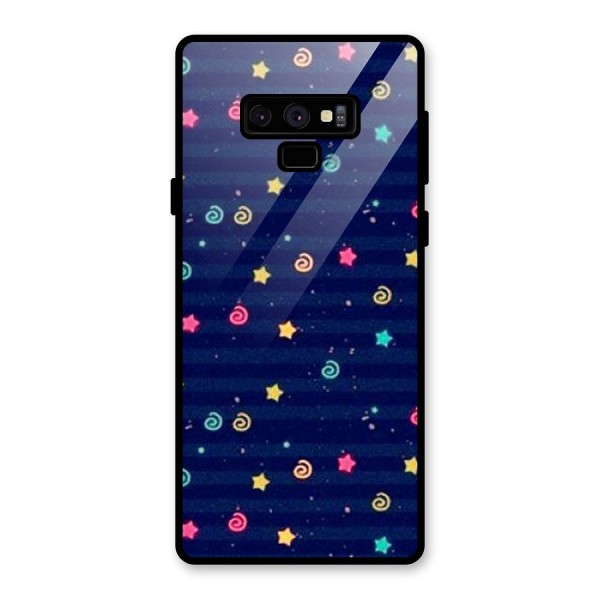 Cute Design Glass Back Case for Galaxy Note 9