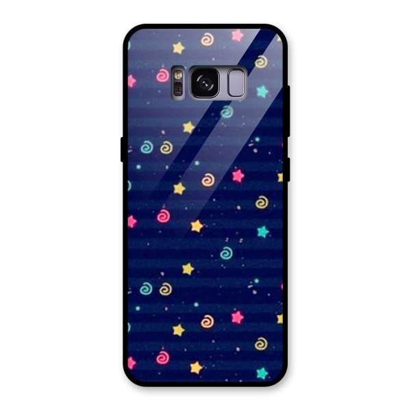 Cute Design Glass Back Case for Galaxy S8