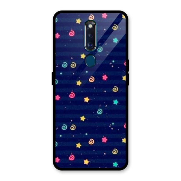 Cute Design Glass Back Case for Oppo F11 Pro