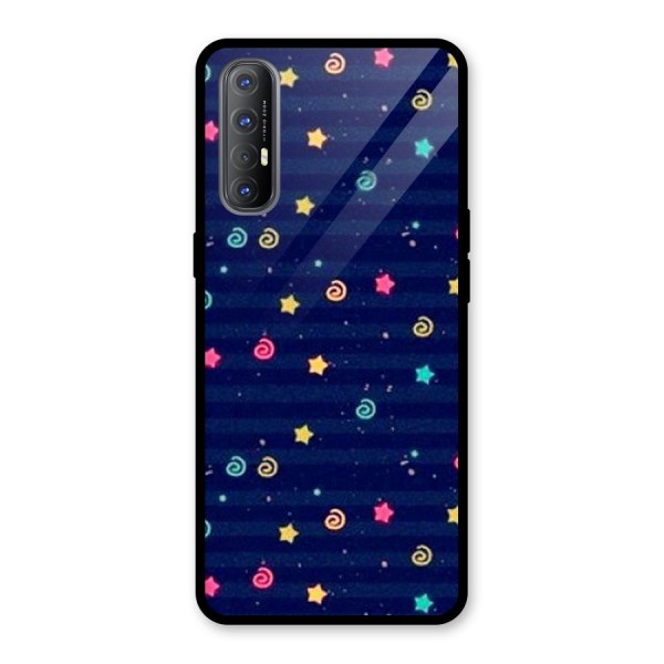 Cute Design Glass Back Case for Oppo Reno3 Pro