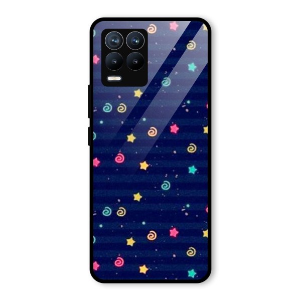 Cute Design Glass Back Case for Realme 8 Pro