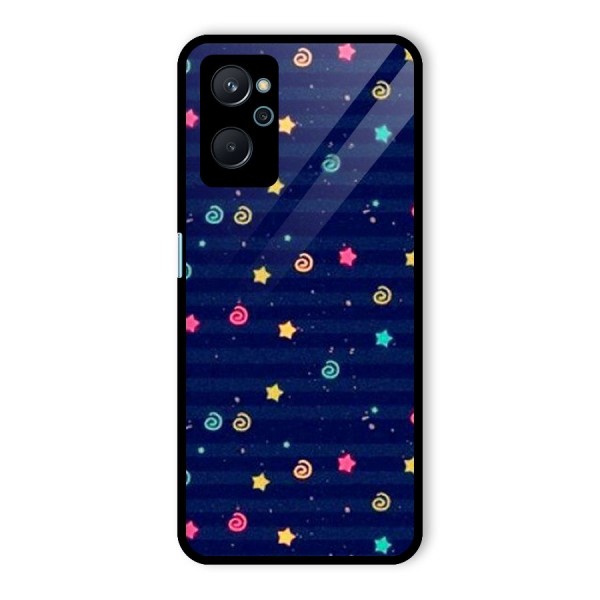 Cute Design Glass Back Case for Realme 9i