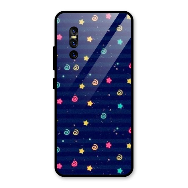 Cute Design Glass Back Case for Vivo V15 Pro