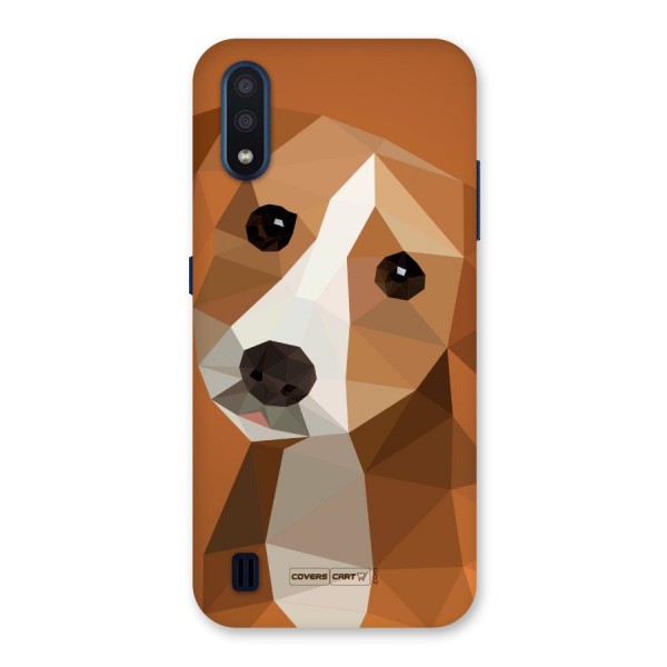 Cute Dog Back Case for Galaxy M01