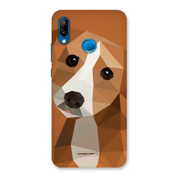 Cute Dog Back Case for Huawei P20 Lite