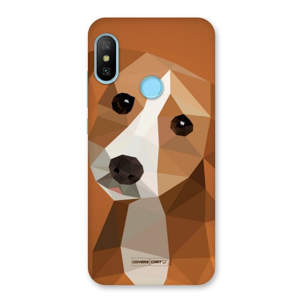 Cute Dog Back Case for Redmi 6 Pro