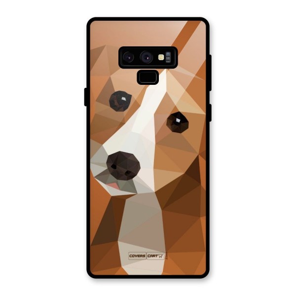 Cute Dog Glass Back Case for Galaxy Note 9