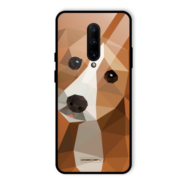 Cute Dog Glass Back Case for OnePlus 7 Pro