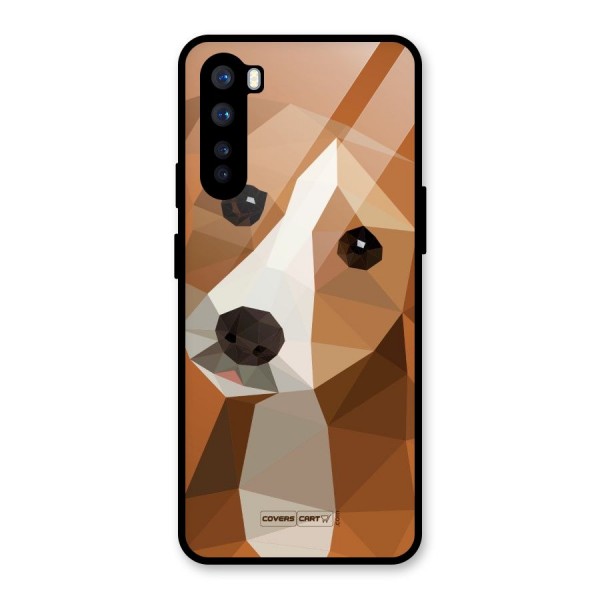 Cute Dog Glass Back Case for OnePlus Nord