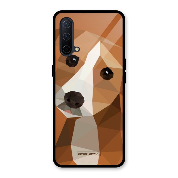 Cute Dog Glass Back Case for OnePlus Nord CE 5G