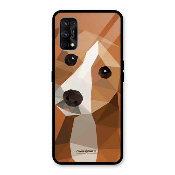 Cute Dog Glass Back Case for Realme 7 Pro