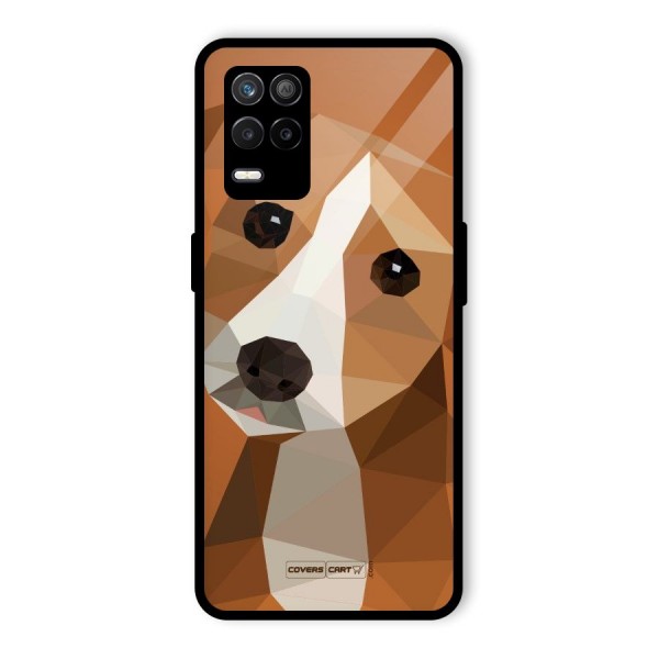 Cute Dog Glass Back Case for Realme 9 5G