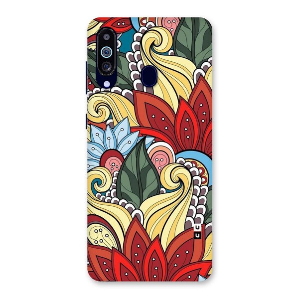 Cute Doodle Back Case for Galaxy A60