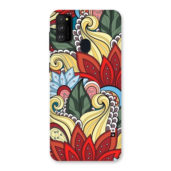 Cute Doodle Back Case for Galaxy M21