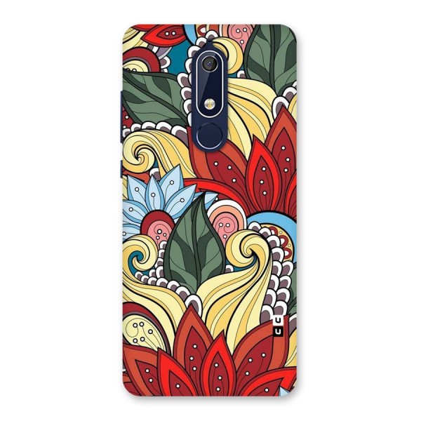 Cute Doodle Back Case for Nokia 5.1