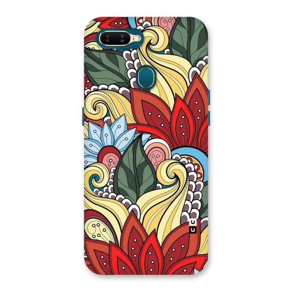 Cute Doodle Back Case for Oppo A7