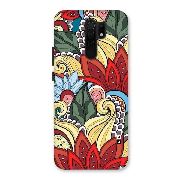 Cute Doodle Back Case for Redmi 9 Prime