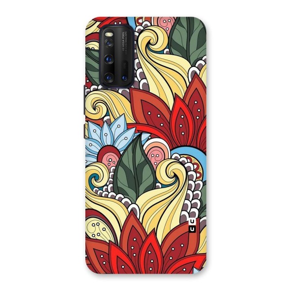 Cute Doodle Back Case for Vivo iQOO 3