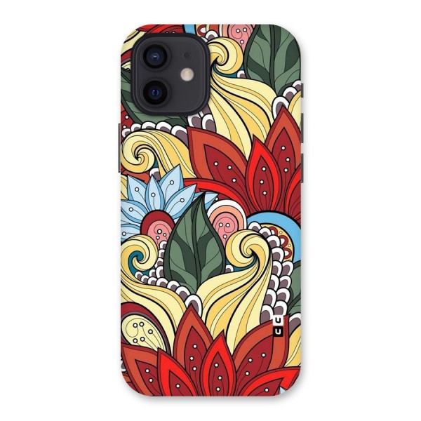 Cute Doodle Back Case for iPhone 12