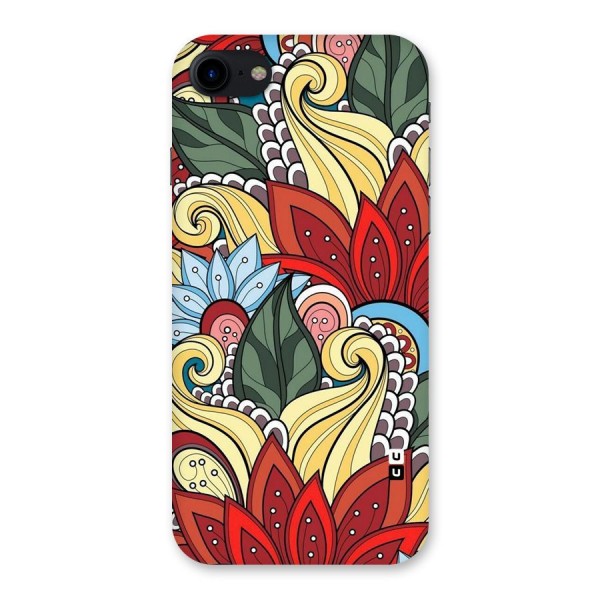 Cute Doodle Back Case for iPhone SE 2020