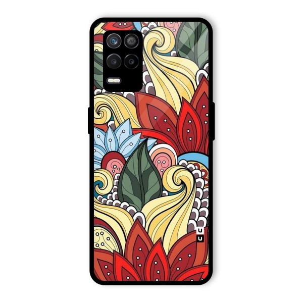 Cute Doodle Glass Back Case for Realme 9 5G