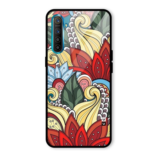 Cute Doodle Glass Back Case for Realme XT