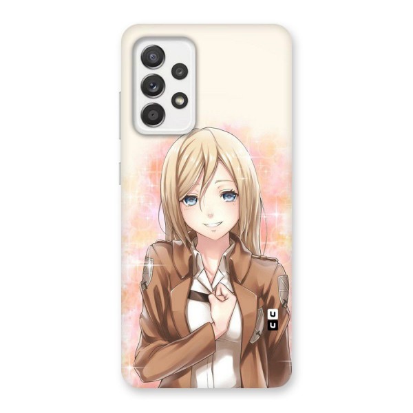 Cute Girl Art Back Case for Galaxy A52