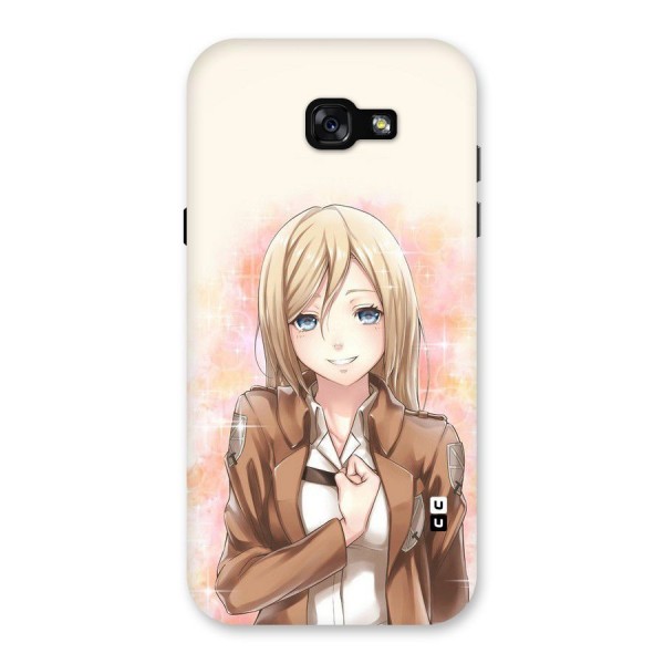 Cute Girl Art Back Case for Galaxy A7 (2017)