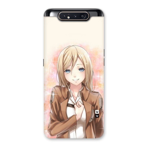 Cute Girl Art Back Case for Galaxy A80