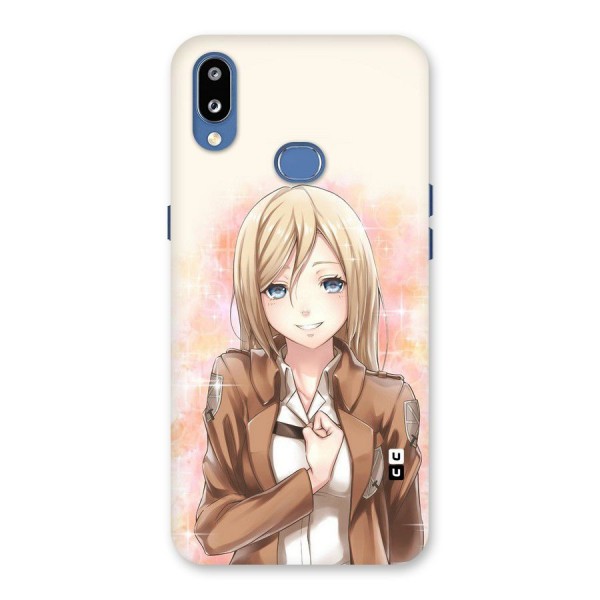 Cute Girl Art Back Case for Galaxy M01s