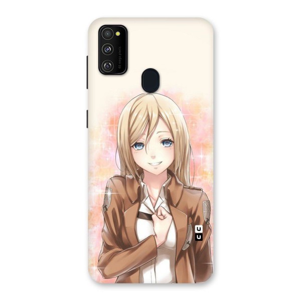 Cute Girl Art Back Case for Galaxy M21