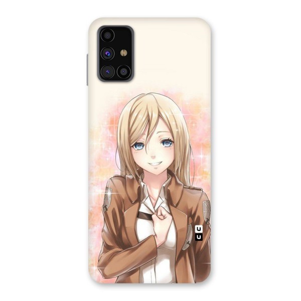 Cute Girl Art Back Case for Galaxy M31s