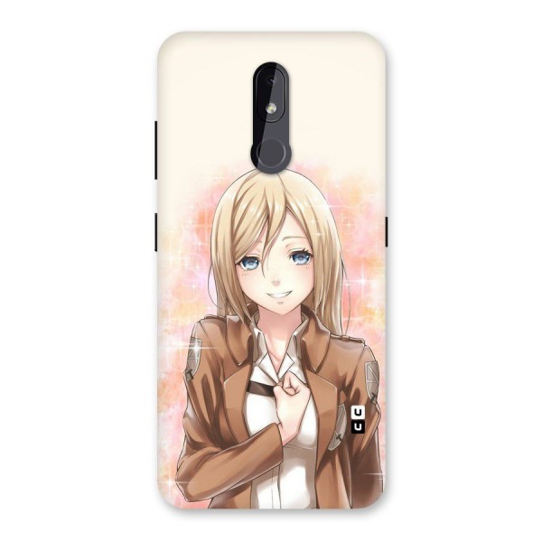 Cute Girl Art Back Case for Nokia 3.2