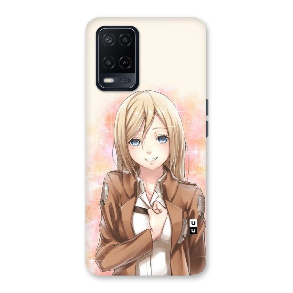 Cute Girl Art Back Case for Oppo A54