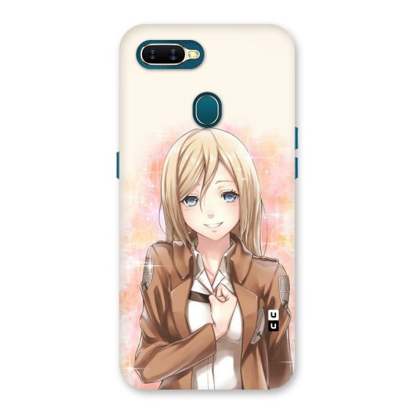 Cute Girl Art Back Case for Oppo A7