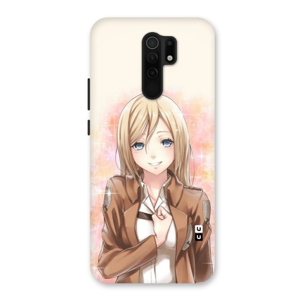 Cute Girl Art Back Case for Redmi 9 Prime