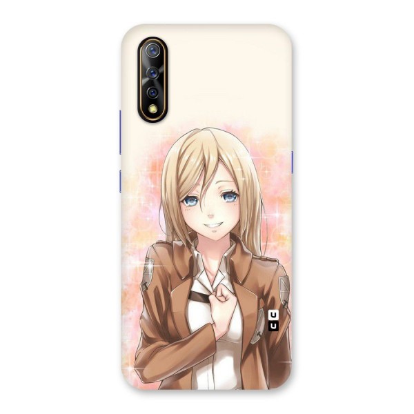 Cute Girl Art Back Case for Vivo S1